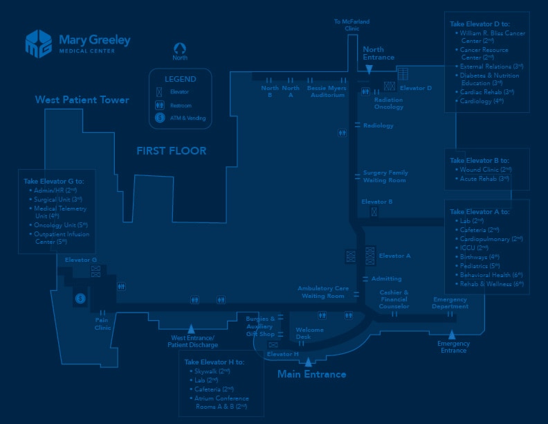 Hospital Floor Map